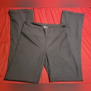 Black Straight Leg Leggings